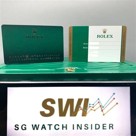 rolex coverage 2015|Rolex warranty card.